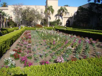 Alcazar Garden with House of Charm in background